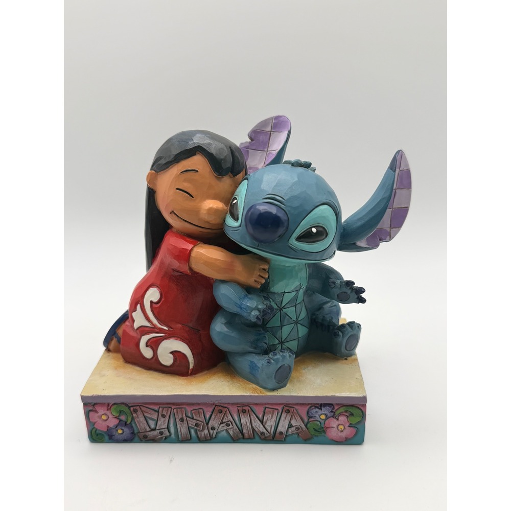 Jim‎ Shore Disney Traditions Lilo and Stitch Ohana Means Family Figurine 4043643